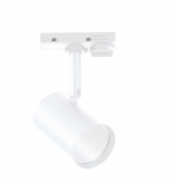 Foco a riel monofasico LED GU10 CILINDRO Blanco (No Incluye Ampolleta)