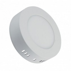 Plafon sobrepuesto panel redondo LED 18W IP20 3 temperaturas de color en 1