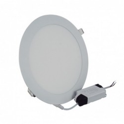 Foco embutido panel redondo LED 18W IP20 3 temperaturas de color en 1