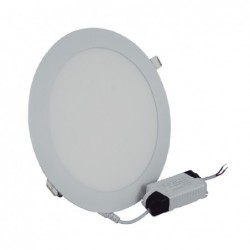 Foco embutido panel redondo LED 24W IP20 3 temperaturas de color en 1