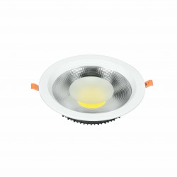 Foco embutido redondo empavonado CONCENTRICO  30W/20W 3 temperaturas de color en 1