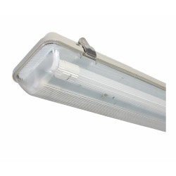 Luminaria hermética ESTANCO T8  IP65 2X9W para tubo LED 60CM